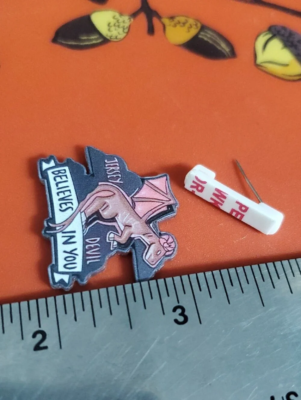 Jersey Devil 'Believes in You' Acrylic Pin